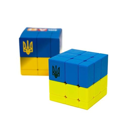 Головоломка Розумний кубик SCU333 "Прапор України" (Bicolor Bump Smart Cube "Ukraine") (2098482)