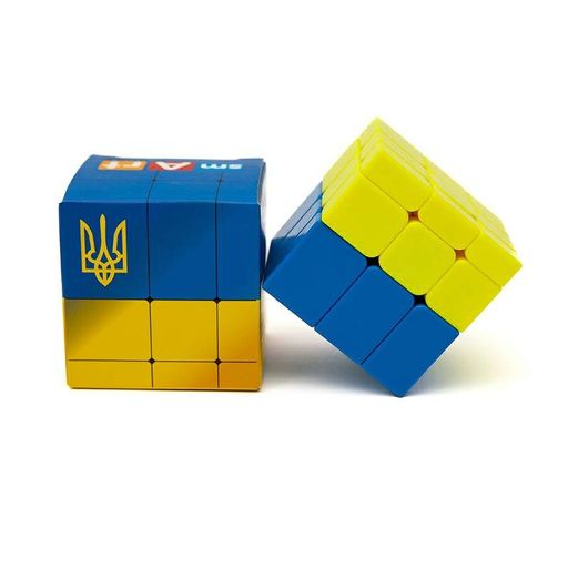 Головоломка Розумний кубик SCU333 "Прапор України" (Bicolor Bump Smart Cube "Ukraine") (2098482)