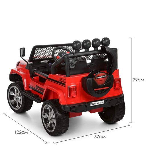 Дитячий електромобіль джип Bambi Racer M 3237EBLR-3 до 30 кг (2098800)