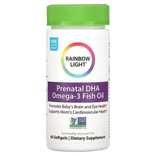 Рыбий жир для беременных, Prenatal DHA, 60 капсул Rainbow Light vit0002730 (2099793)