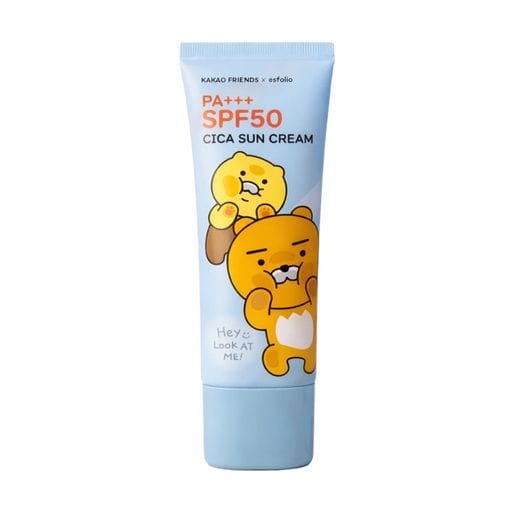 Солнцезащитный крем для лица Esfolio x Kakao Friends Look At Me! Cica Sun Cream SPF 50 PA+++, 30 г