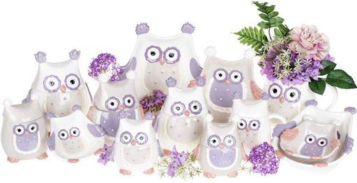 Глечик "Owl Family" 1.2л з керамічний Bona (2099877)