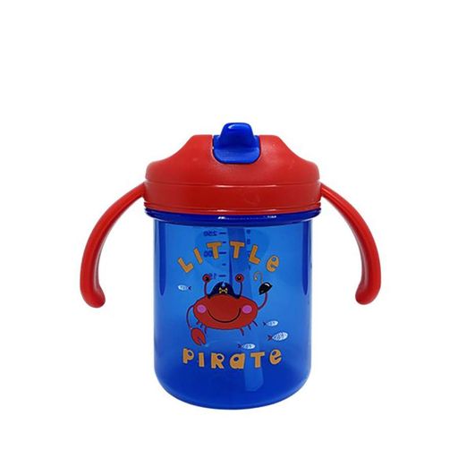 Дитячий поїльник з трубочкою "Little pirate" MGZ-0335 (Red) 280 мл Mega Zayka (2099893)