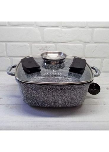 Каструля з мармуровим покриттям і кришкою 6,5 л Edenberg EB-3975 (2100238)