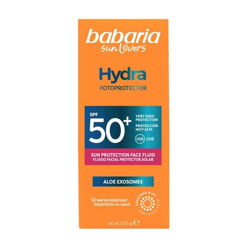 Солнцезащитный флюид для лица Babaria Hydra Sun Protection Face Fluid SPF 50+, 40 мл