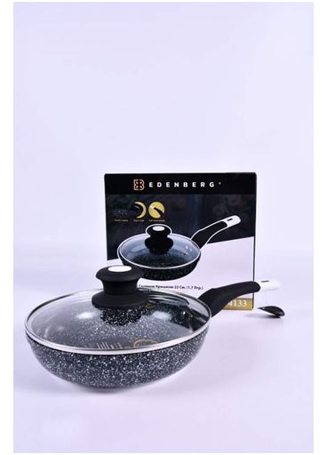 Пательня з кришкою і гранітним покриттям 22 см Edenberg EB-4133 (2100483)