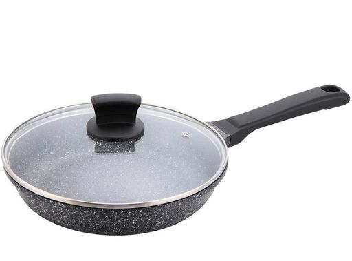 Пательня 24 см з кришкою Maestro Granite MR-1225-24 (2100510)