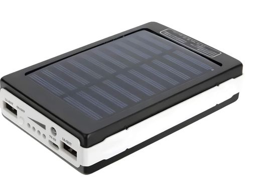 Портативний зарядний пристрій з ліхтариком Solar Power Bank 50000 mAh ∙ Зарядний пристрій Power Bank Solar 50000 mAh з LED ліхтариком (2100979)