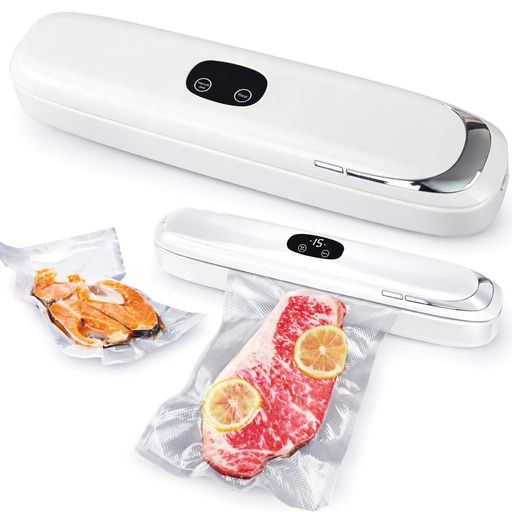 Вакуумний пакувальник для продуктів Vacuum Sealer MK-801 90Вт вакуумний побутовий білий (2101422)