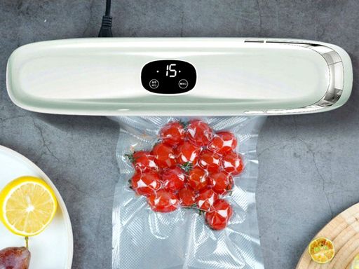 Вакуумний пакувальник для продуктів Vacuum Sealer MK-801 90Вт вакуумний побутовий зелений (2101423)