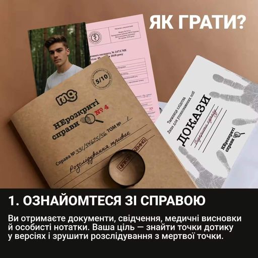 Настільна гра "НЕрозкриті справи №4" (2101649)