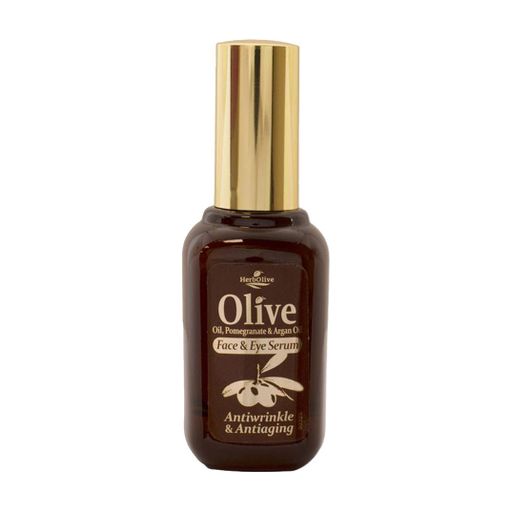 Сыворотка для лица и кожи вокруг глаз Madis HerbOlive Antiwrinkle & Antiaging Face & Eye Serum, 30 мл