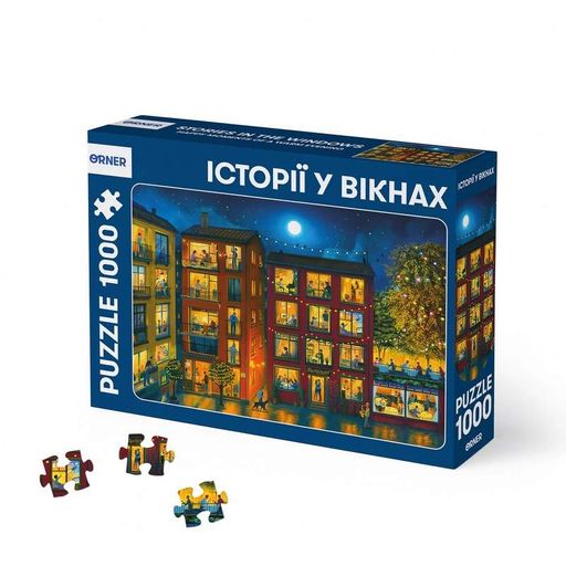 Пазли "Історії у вікнах" 1000 елементів (2102611)