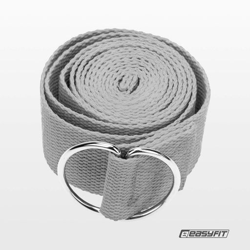 Ремень для йоги EasyFit серый (2104602)