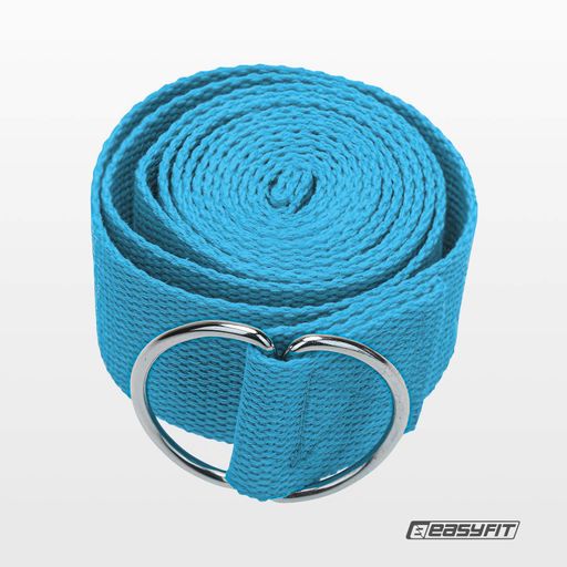 Ремень для йоги EasyFit светло-голубой (2104605)