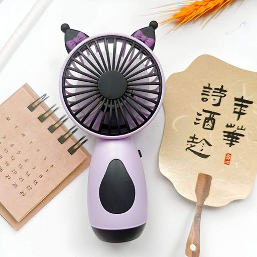 Дитячий портативний USB-вентилятор Куромі бузковий (99013-5) (2105330)