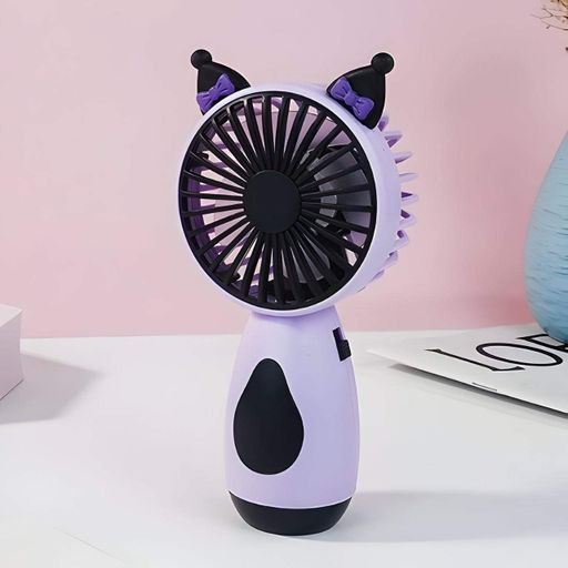 Дитячий портативний USB-вентилятор Куромі бузковий (99013-5) (2105330)