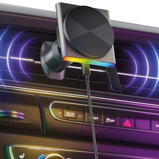 Автодержатель с беспроводной зарядкой Proove Neostorm Qi2 15W Gray (WHNS15002003) [167448] (2105356)