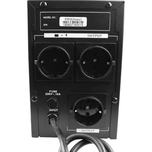 Источник бесперебойного питания (ИБП) Ritar RTM1500 (900W) Proxima-D (RTM1500D) [168156] (2105382)
