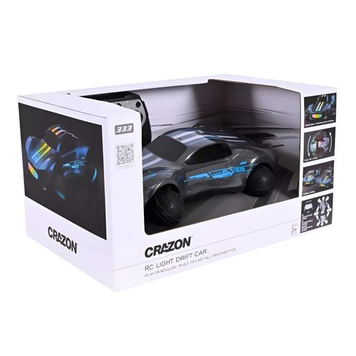 Машинка Solar Crazon 1: 16 з пультом керування 2.4G, USB, світло, чорний (333-YL24161) (2105437)