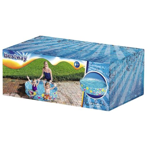 Детский наливной бассейн Bestway 55028 "Подводный мир" 122×25 см, 277 л (2105474)