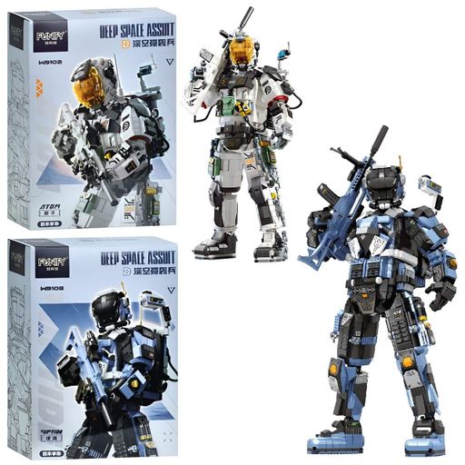 Конструктор космический робот Riptide Deep Space Assuit на 1600 деталей (W9102-03) (2105482)