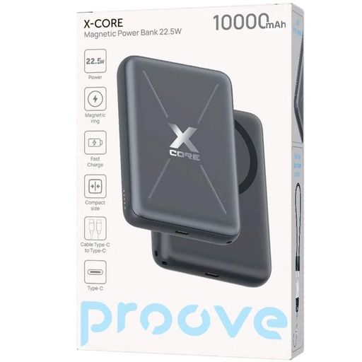 Портативна Батарея Proove X-Core 22.5W 10000mAh gray (2105507)