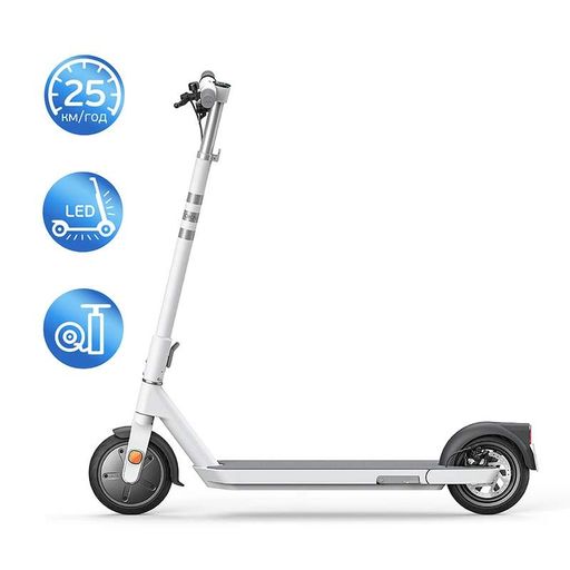 Електросамокат Okai Es20-neon White 9", 300(600)W, 9.8Ah, 40km, 25km\h, 20%, Nfc, App, 16kg (es20-w) (2105509)