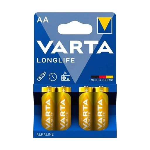 Батарейка Varta Lr6/aa Longlife Alkaline (4шт) (2106134)