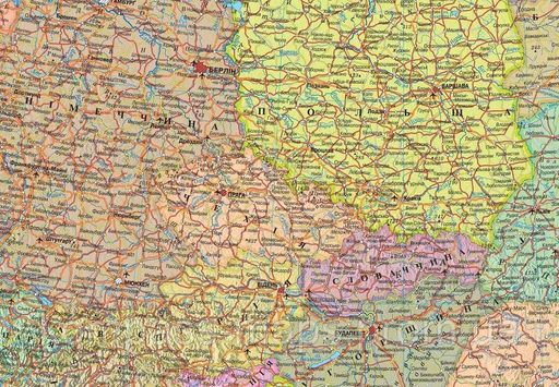 Карта Європи Політична 160х110 см М1:3 850 000 ламінована (4820114954459) (2106211)