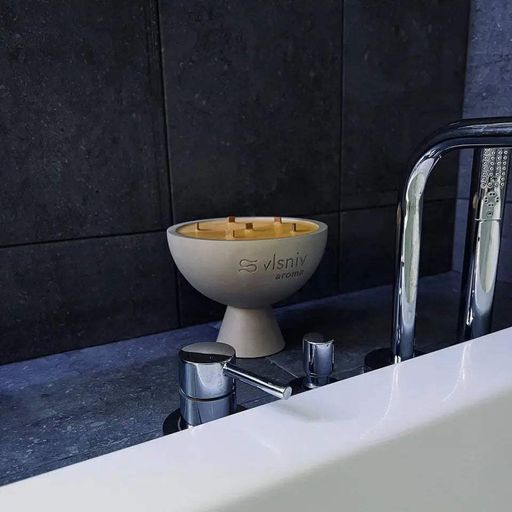 Vlsniy.aroma Ароматична свічка з нотами уд, ладан, м'ята, шкіра, амбра, мускус «Rituals», соєвий віск, 520 г (2106628)