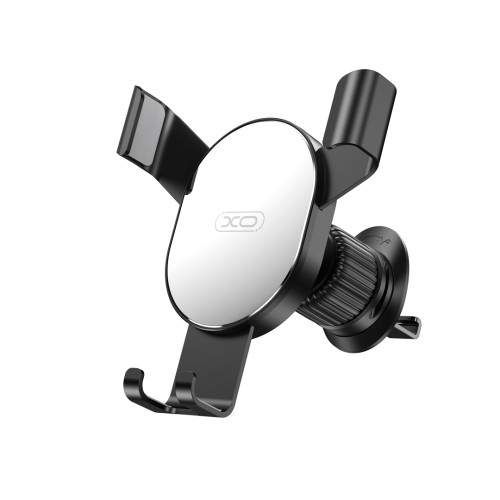 Автотримач XO C126 Mirror face gravity air outlet latch bracket Срібно-чорний (2106713)