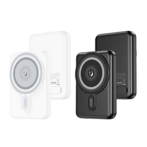 Універсальна мобільна батарея XO PR264 Magnetic 15W + PD20W with a holder 10000mAh Білий (2106894)