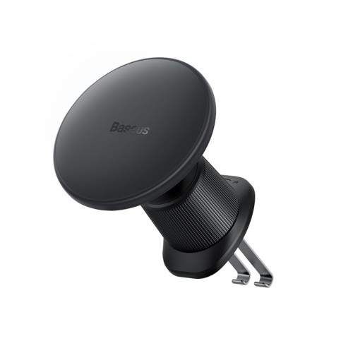 Бездротовий АЗП Baseus CW01 MagSafe Wireless Charging Car Mount Air Vent 15W Black C40141001111-00 (2106961)