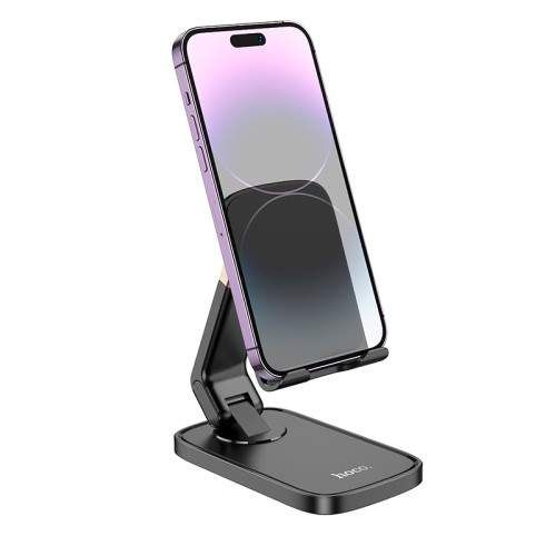 Тримач настільний Hoco HD8 Blackfish folding desktop stand Чорний (2106965)