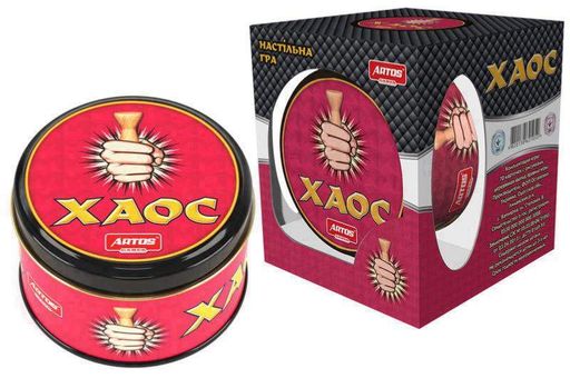 Настільна гра "Хаос" в жерстяній банці ARTOS (2107121)