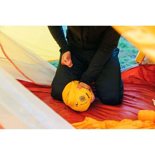 Спальний мішок пуховий Turbat Nox 250 Grey/Cheddar Orange 185 см (012.005.0396) (2107215)