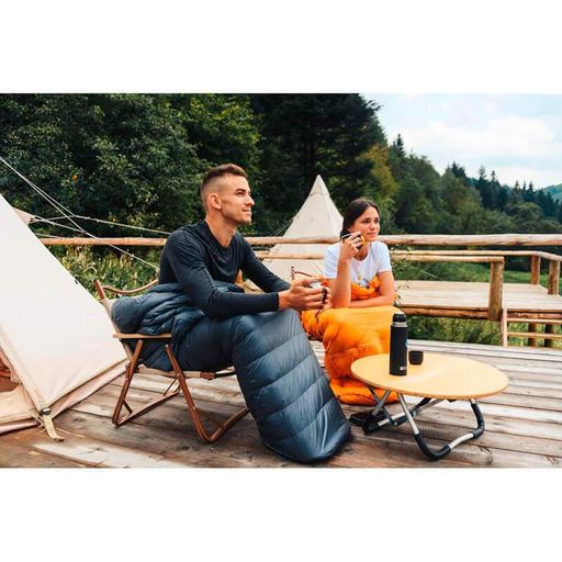 Спальний мішок пуховий Turbat Nox 250 Grey/Cheddar Orange 185 см (012.005.0396) (2107215)