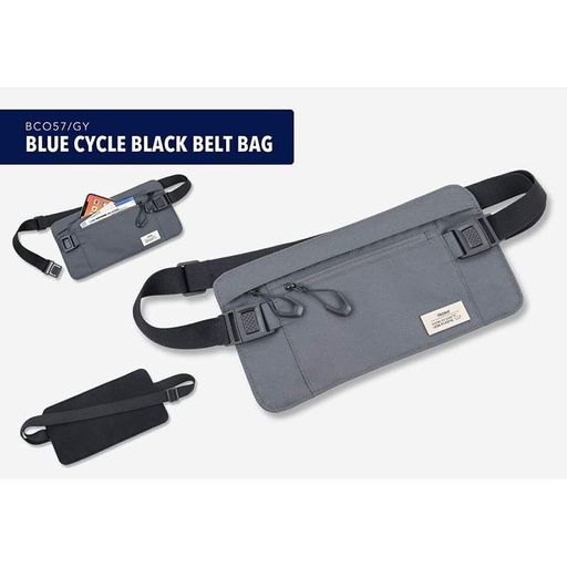 Поясна сумка Troika Blue Cycle захист RFID сірий (BCO57/GY) (2107229)