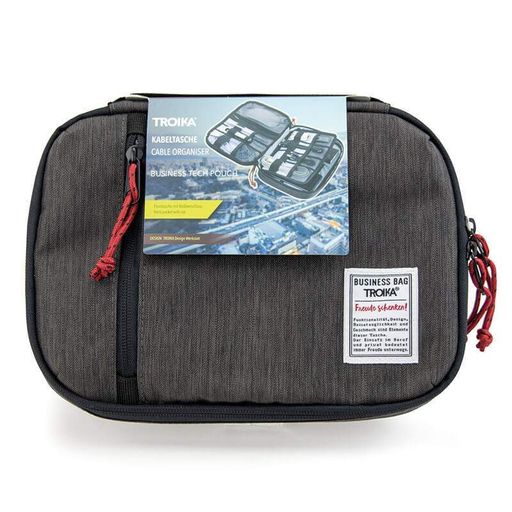 Органайзер для аксессуаров Troika BUSINESS TECH POUCH серый (BBG54/GY) (2107266)