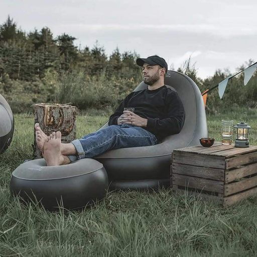 Комплект кресло надувное с пуфиком Easy Camp Maple Lounge Set (420071) (2107417)