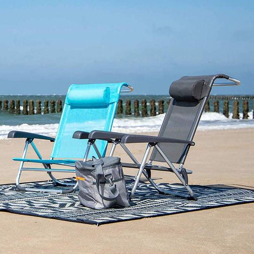 Кресло раскладное Bo-Camp Saint-Tropez Blue (DAS303394) (2107430)