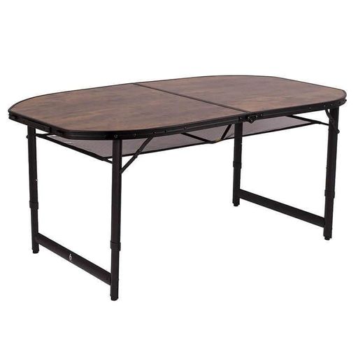 Стол Bo-Camp Woodbine Oval 150x80 см Black/Wood look (DAS301532) (2107489)