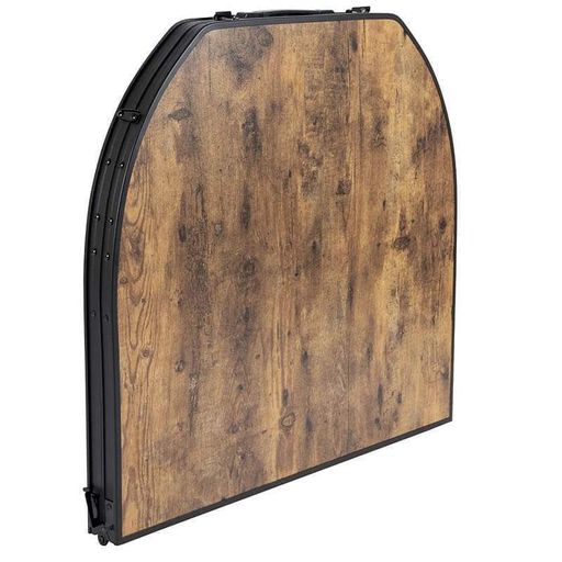 Стол Bo-Camp Woodbine Oval 150x80 см Black/Wood look (DAS301532) (2107489)
