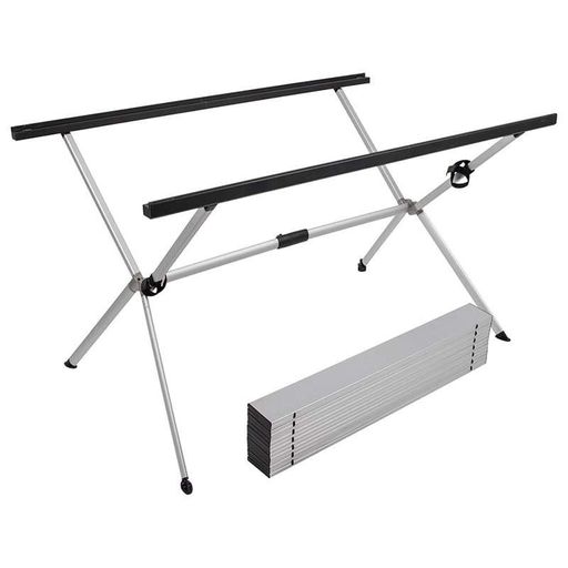 Стол раскладной Bo-Camp Lamel 121x80 cm Aluminium (DAS303287) (2107545)