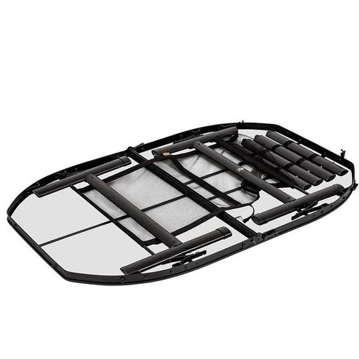 Стіл розкладний Bo-Camp Melrose Oval 120x80 cm Black/Wood look (DAS302785) (2107563)