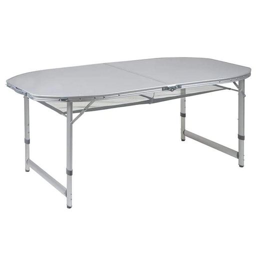 Стіл розкладний Bo-Camp Premium Oval 150x80 cm Grey (DAS302787) (2107565)