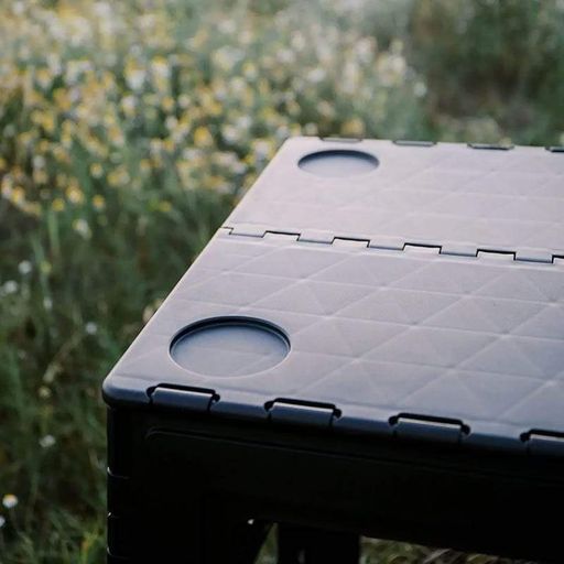 Стіл кемпінговий Tribe Camp Table Low пластиковий 70x44x39.5 см Black (T-EF-0003-black) (2107575)