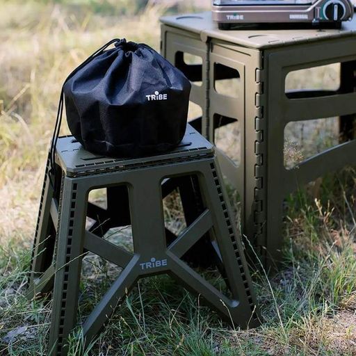 Стул кемпинговый Tribe Camp Chair High пластиковый Olive (T-EF-0002-olive) (2107583)