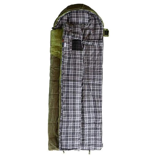 Спальний мішок Tramp Kingwood Long лівий Dark-Olive/Grey 230/100 см (UTRS-053L-L) (2107632)